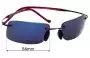 Sunglass Fix Verres de Remplacement pour Maui Jim MJ517 Thousand Peaks - 54mm Wide 