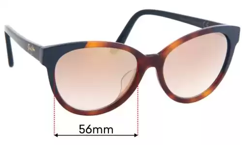 Sunglass Fix Ersatzgläser für Maui Jim MJ725 Sunshine - 56mm Wide 