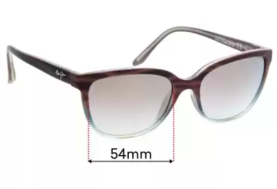 Maui Jim MJ758 Honi Replacement Lenses 54mm wide 