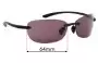 Sunglass Fix Replacement Lenses for Maui Jim MJ913 Hanalei - 64mm Wide 