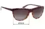 Sunglass Fix Replacement Lenses for Miu Miu Unknown Brown Tortoise Shell - 61mm Wide 