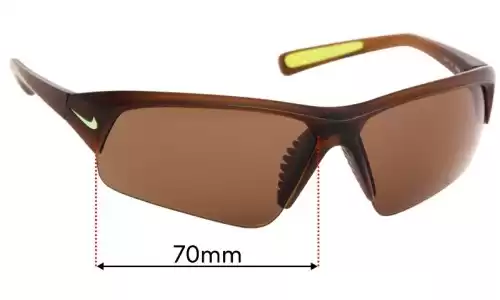 Sunglass Fix Replacement Lenses for Nike Skylon ACE PRO - 70mm Wide Nike Skylon ACE PRO Replacement Lenses 70mm wide