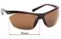 Sunglass Fix Replacement Lenses for Nike EV0752 Tailwind - 71mm Wide 