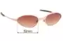 Sunglass Fix Lentes de Repuesto para Oakley C-Wire Rx - 52mm Wide 