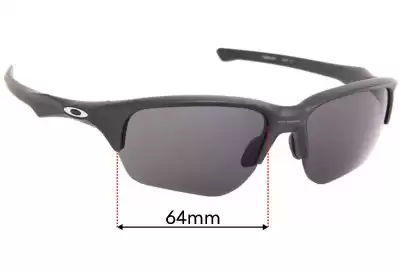 Oakley Flak Beta OO9363 Replacement Lenses 64mm wide 