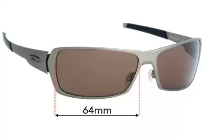 Oakley Spike Replacement Lenses 64mm wide 