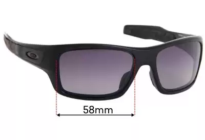 Oakley Turbine OJ9003 XS Replacement Lenses 58mm wide 