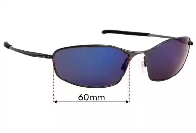 Oakley Whisker OO4141 Replacement Lenses 60mm wide 