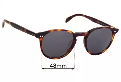 Oliver Peoples OV5241 Elins Replacement Lenses 48mm wide 