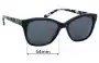 Sunglass Fix Replacement Lenses for Oroton  Gloucester - 54mm Wide 