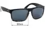 Sunglass Fix Replacement Lenses for Otis Last Night - 59mm Wide 