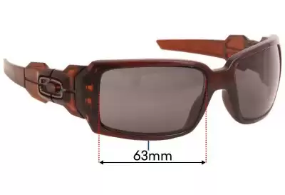 Oakley Oil Drums Replacement Lenses 63mm wide 