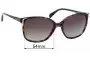 Sunglass Fix Ersatzgläser für Prada SPR01O *Measure Original* - 54mm Wide 