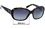 Sunglass Fix Ersatzgläser für Prada SPR31N - 56mm Wide 