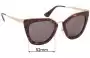 Sunglass Fix Replacement Lenses for Prada SPR53S - 52mm Wide 
