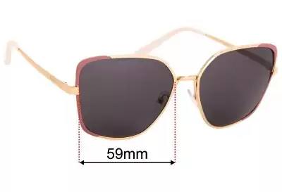 Prada SPR60X Replacement Lenses 59mm wide 