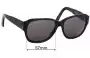 Sunglass Fix Verres de Remplacement pour Ralph Lauren RL 8063/W - 57mm Wide 