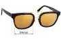 Sunglass Fix Ersatzgläser für Retro Super Future Akin - 54mm Wide 