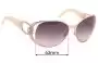 Sunglass Fix Verres de Remplacement pour Roberto Cavalli Azzurrite 456S - 63mm Wide 