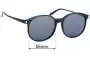 Sunglass Fix Replacement Lenses for Saint Laurent  SL 95 - 55mm Wide 