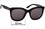 Sunglass Fix Replacement Lenses for Sass & Bide Sukha Jam - 52mm Wide 