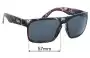 Sunglass Fix Replacement Lenses for Sin Peccant - 57mm Wide 