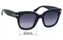 Sunglass Fix Replacement Lenses for Tom Ford Beatrix-02 TF613 - 52mm Wide 