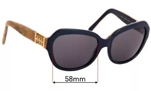 Sunglass Fix Replacement Lenses for Tory Burch TY7071 - 58mm Wide Sunglass Fix Replacement Lenses for Tory Burch TY7071 - 58mm Wide