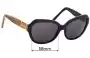 Sunglass Fix Replacement Lenses for Tory Burch TY7071 - 58mm Wide 