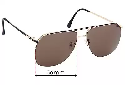 Tura Mod-283 Replacement Lenses 56mm wide 