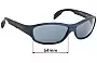 Sunglass Fix Lentes de Repuesto para Vuarnet VL0113 - 64mm Wide 