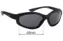 Sunglass Fix Replacement Lenses for Wiley X Wiley X XL-1 - 62mm Wide 