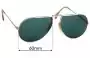Sunglass Fix Replacement Lenses for Zeiss 9357 - 60mm Wide 