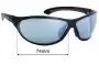Sunglass Fix Ersatzgläser für Adidas A136 Elevation - 74mm Wide 