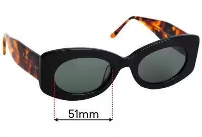 Bailey Nelson  Zoe Replacement Lenses 51mm wide 