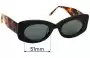 Sunglass Fix Replacement Lenses for Bailey Nelson  Zoe - 51mm Wide 