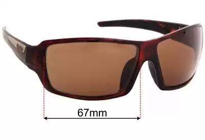 Bolle Cary Replacement Lenses 67mm wide 