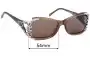 Sunglass Fix Replacement Lenses for Brighton Summer of Love - 54mm Wide 