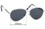 Sunglass Fix Ersatzgläser für Burberry B 3092-Q - 57mm Wide 
