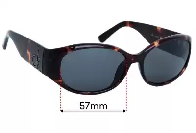 Calvin Klein CK3101S Lentes de Repuesto 57mm wide 