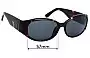 Sunglass Fix Ersatzgläser für Calvin Klein CK3101S - 57mm Wide 