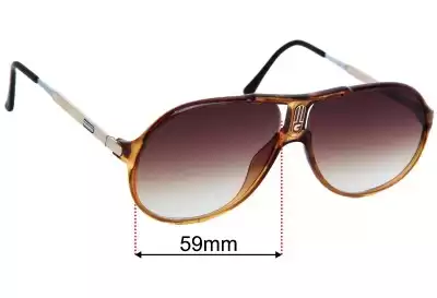 Carrera 5309E Vario Ersatzgläser 59mm wide 