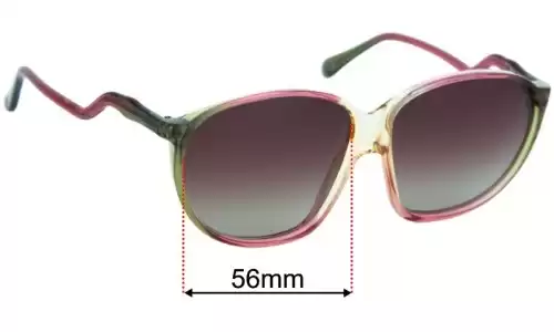 Cazal Mod 101 Replacement Lenses 56mm wide 