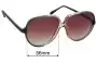 Sunglass Fix Replacement Lenses for Cazal Mod 106 - 56mm Wide 