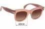 Sunglass Fix Replacement Lenses for Celine CL 41079/S - 48mm Wide 