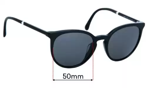 Sunglass Fix Replacement Lenses for Chanel 3376-H-A - 50mm Wide 