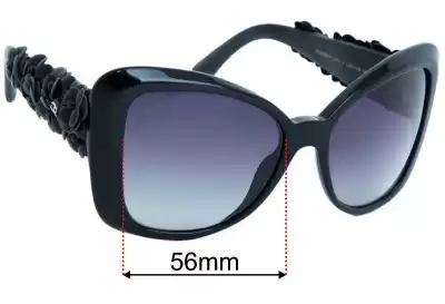 Chanel 5317-Q Ersatzgläser 56mm wide 