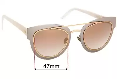 Christian Dior Chromic Replacement Lenses 47mm wide 