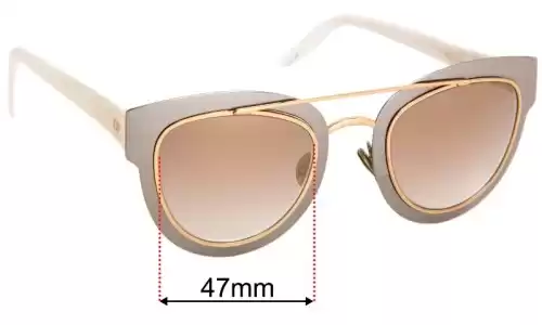 Sunglass Fix Replacement Lenses for Christian Dior Chromic - 47mm Wide Sunglass Fix Replacement Lenses for Christian Dior Chromic - 47mm Wide