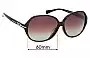 Sunglass Fix Verres de Remplacement pour Coach HC8118F Bailey - 60mm Wide 